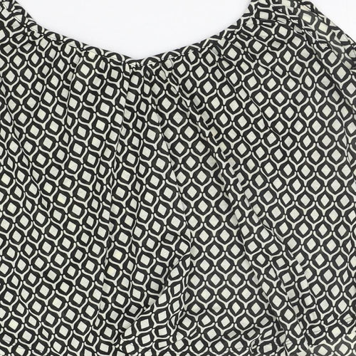 H&M Womens Beige Geometric  Basic Tank Size S