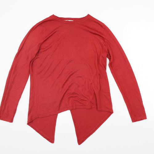 Very Womens Red   Basic T-Shirt Size 16