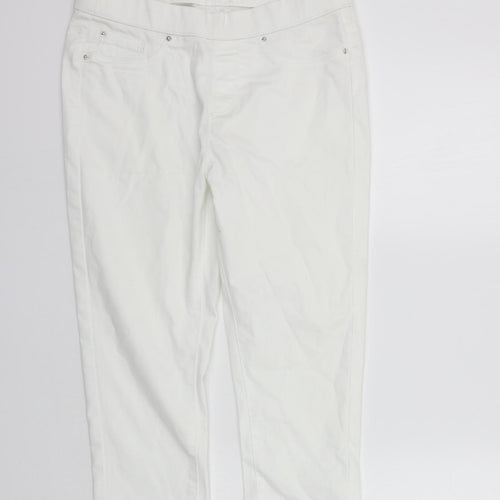 365 Womens White   Trousers  Size 10 L20 in - washable mark