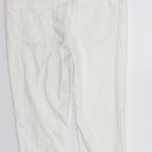 365 Womens White   Trousers  Size 10 L20 in - washable mark