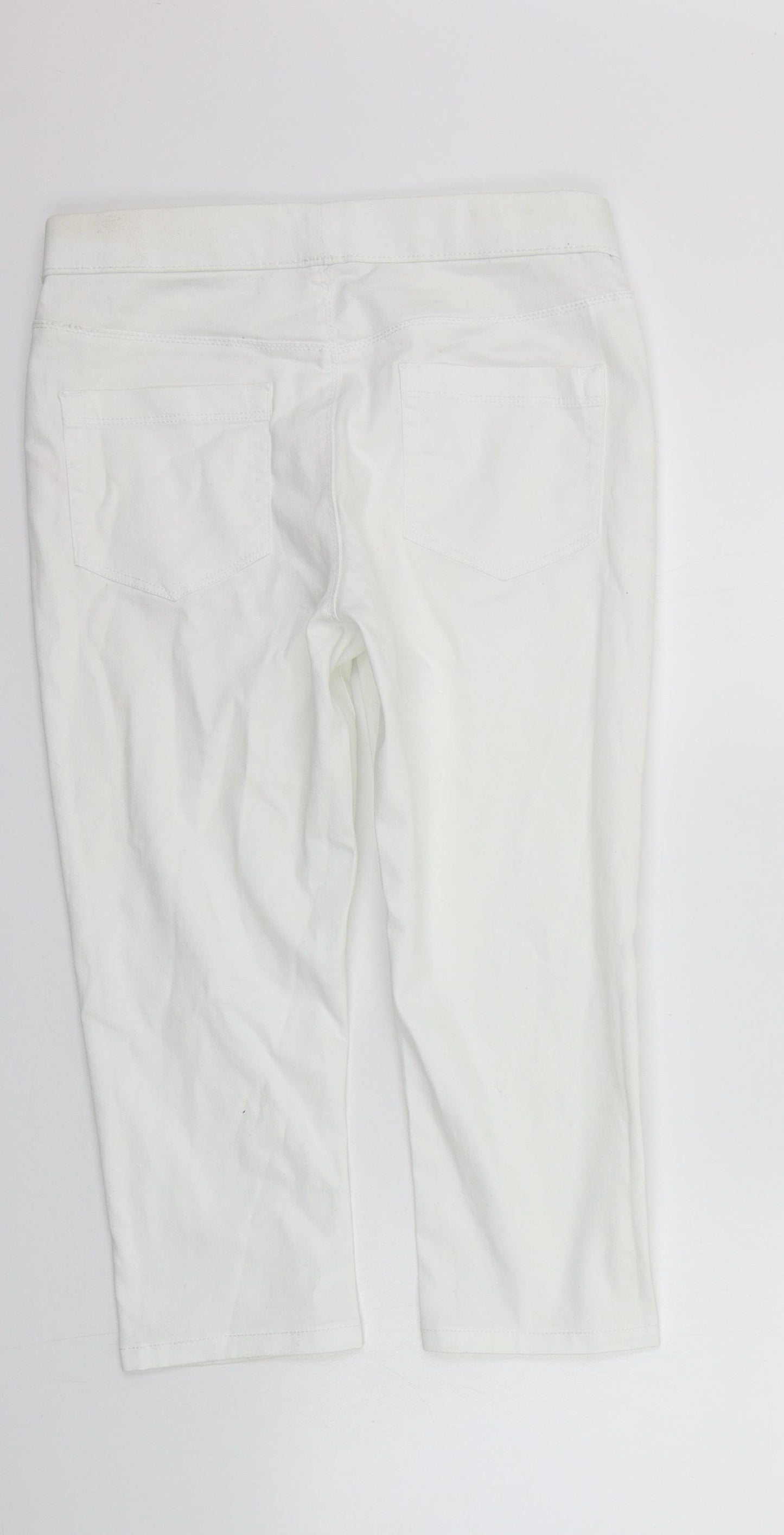 365 Womens White   Trousers  Size 10 L20 in - washable mark