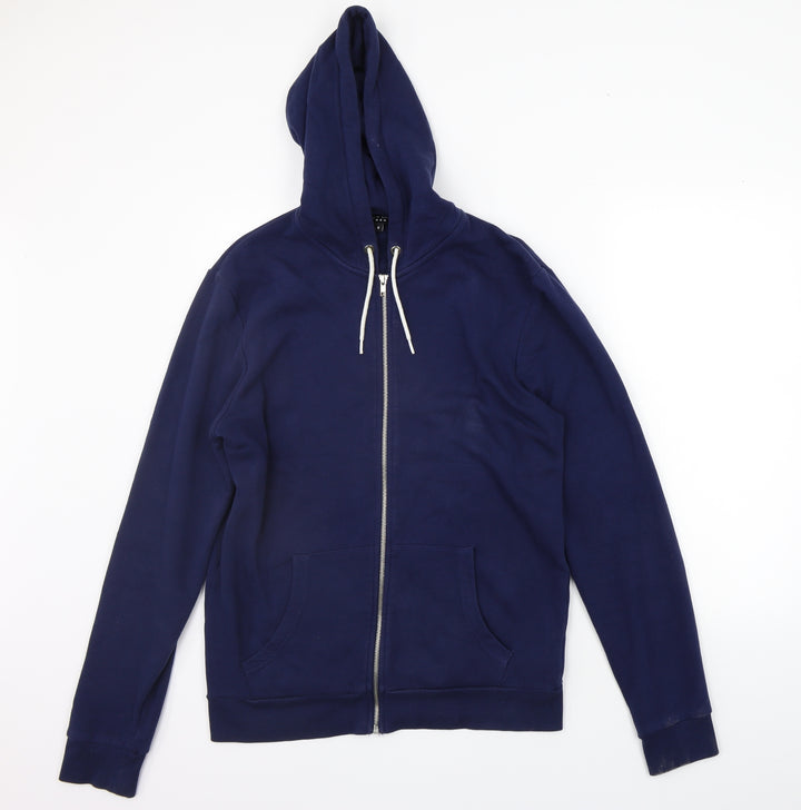 New Look Mens Blue Full Zip Jumper Size S