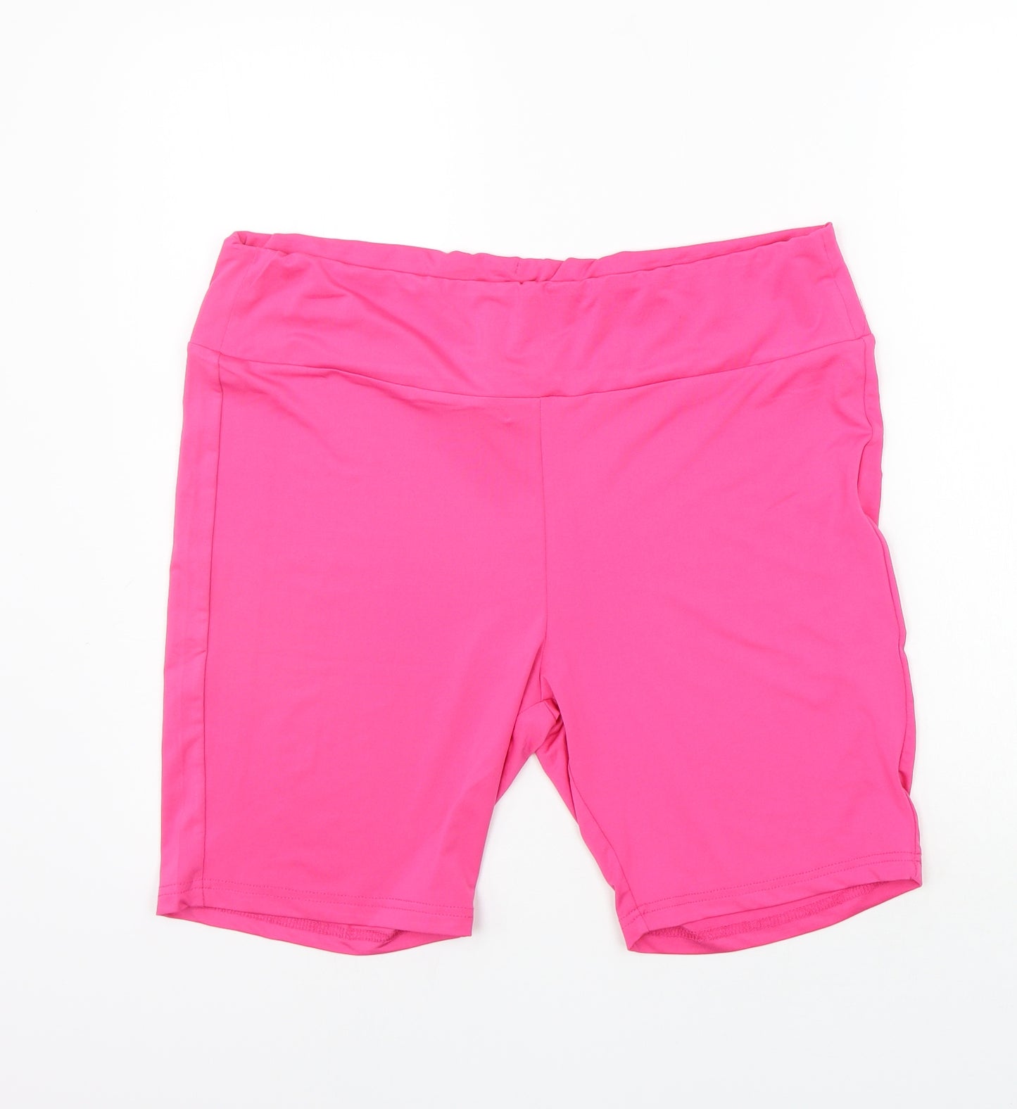 Primark Womens Pink   Culotte Shorts Size 18 - Elastic Waist Band