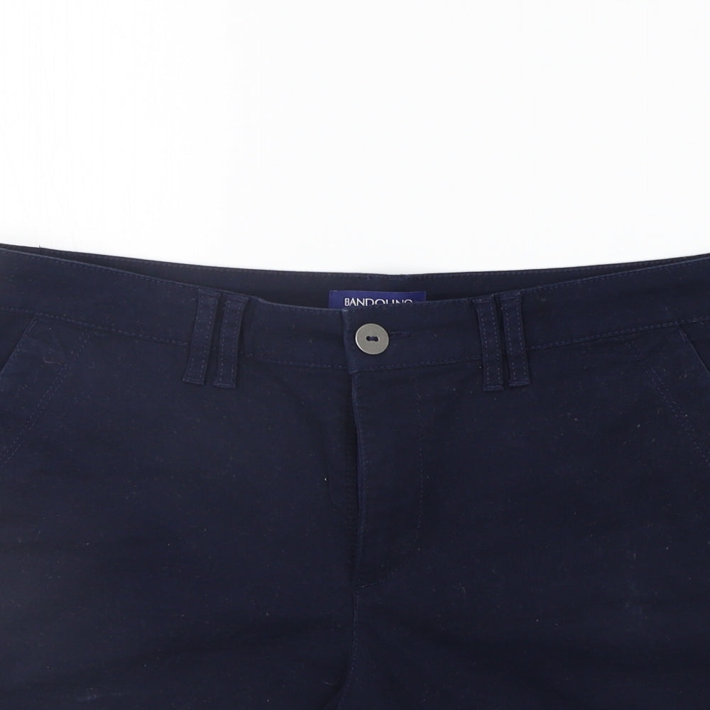 Bandolera Womens Blue   Chino Shorts Size 14