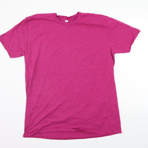 Gildan Womens Pink   Basic T-Shirt Size 2XL