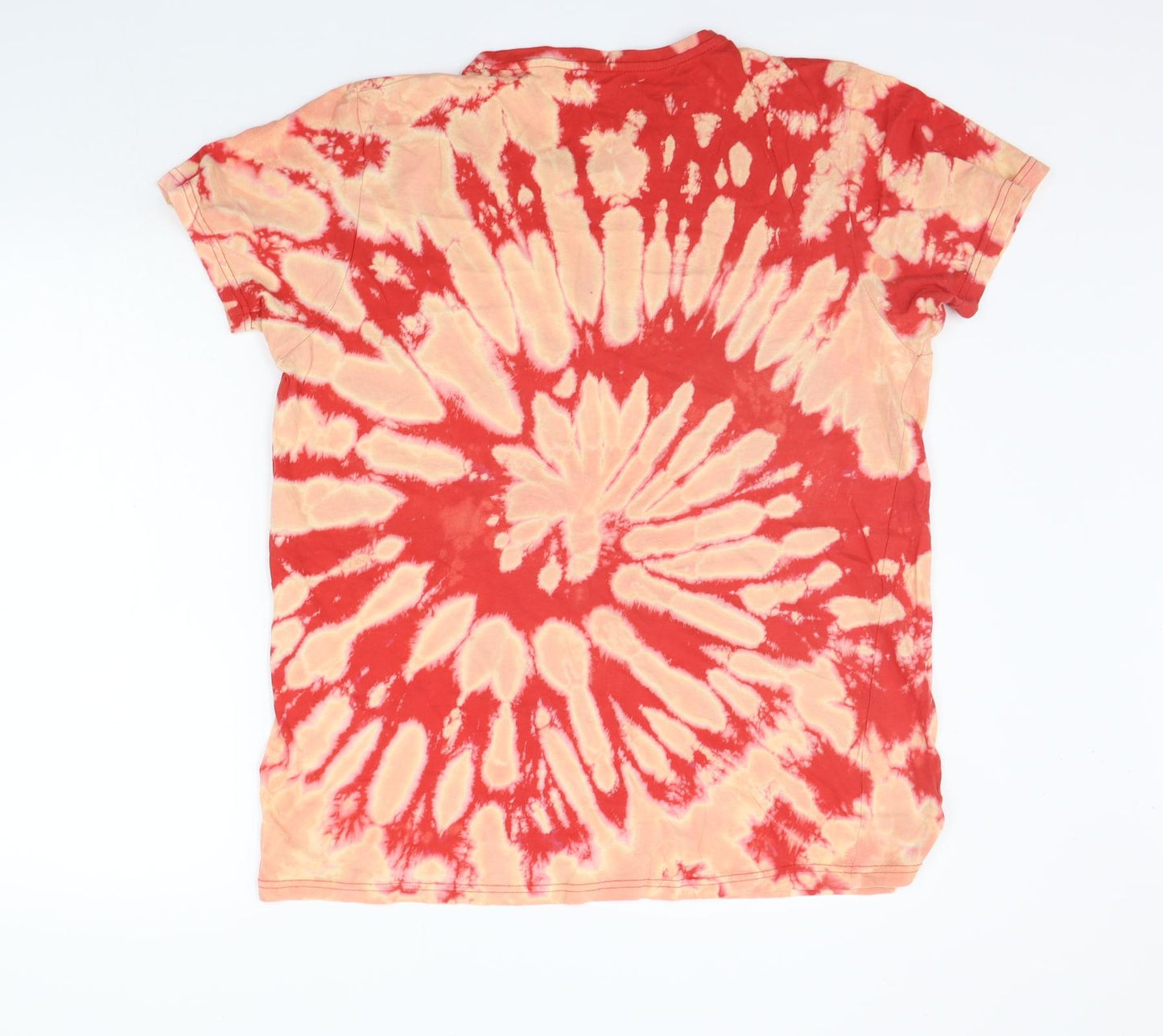 Primark Mens Red Geometric   T-Shirt Size XL