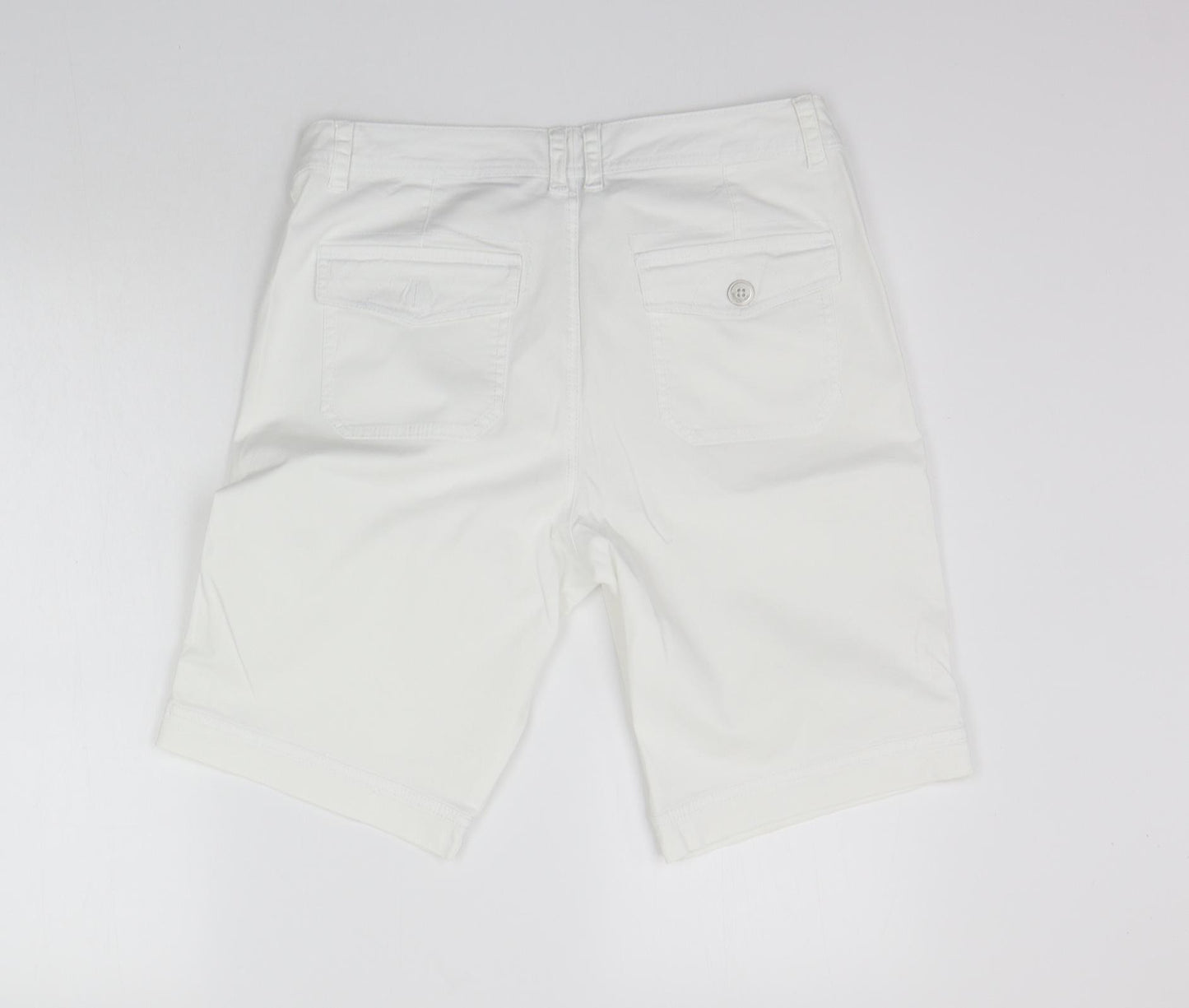 Bandolino Womens White   Chino Shorts Size 12