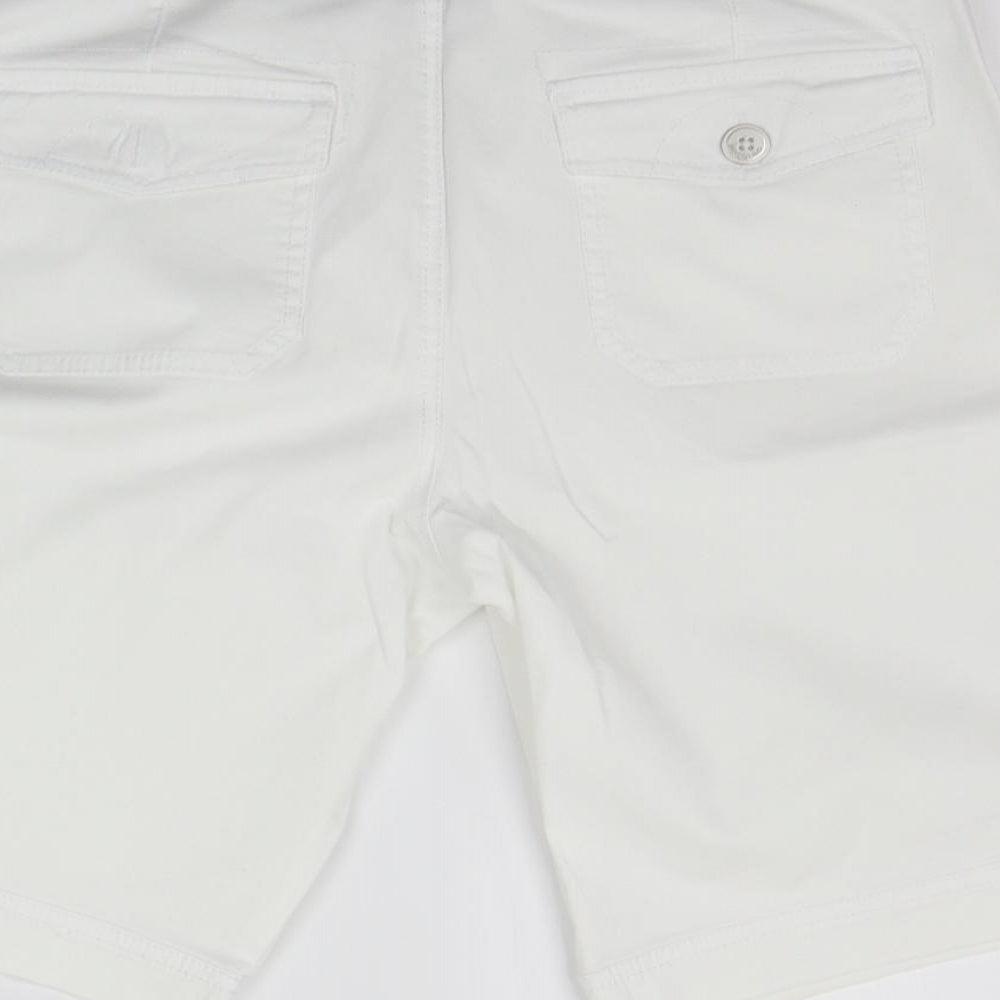 Bandolino Womens White   Chino Shorts Size 12