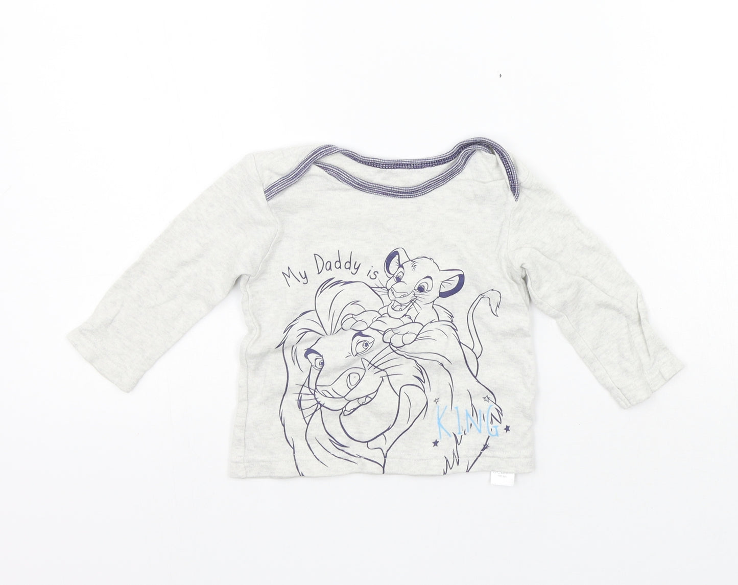 George Girls Grey   Pullover Jumper Size 3-6 Months