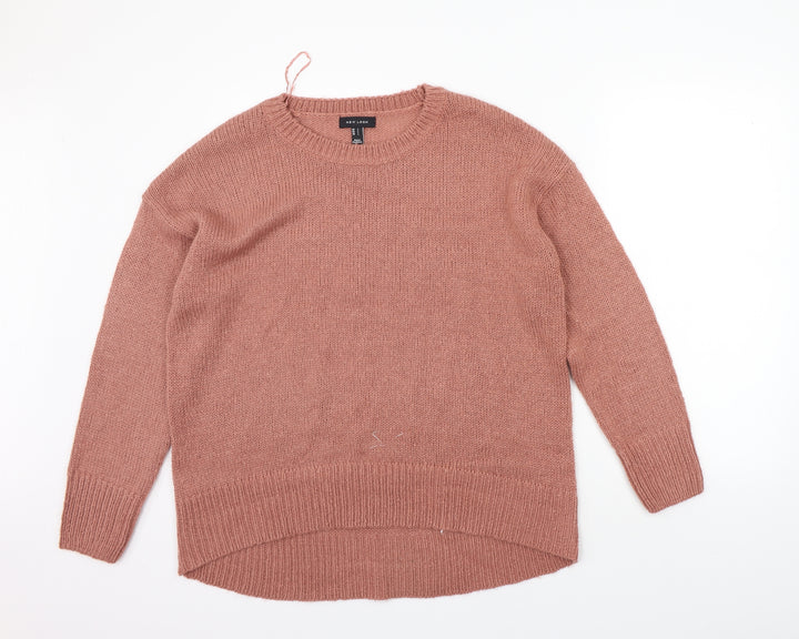 New Look Womens Pink   Pullover Jumper Size L