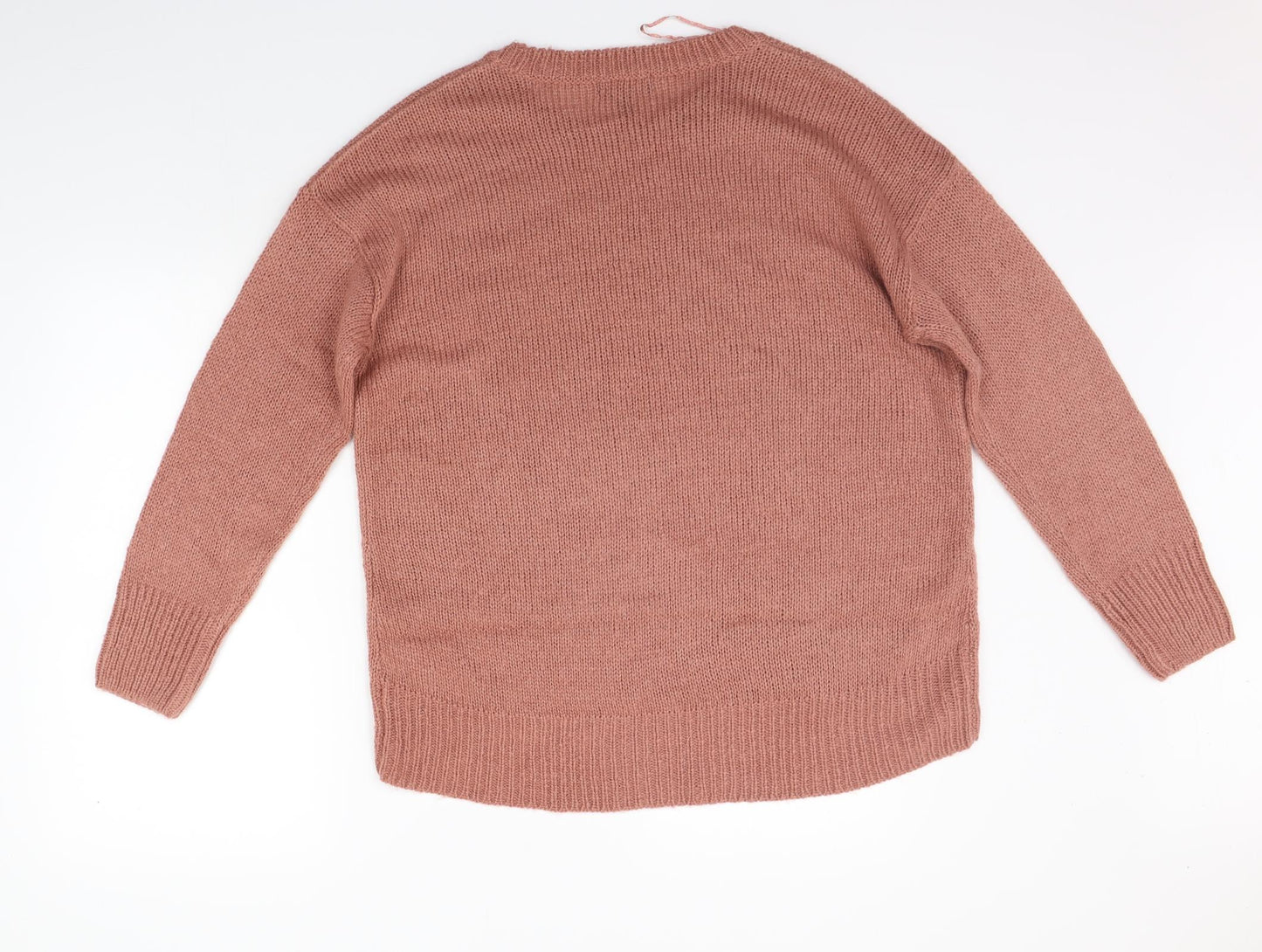 New Look Womens Pink   Pullover Jumper Size L