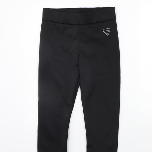 Boohoo Womens Black   Jogger Trousers Size 10 L20 in - Elastic Waist Band