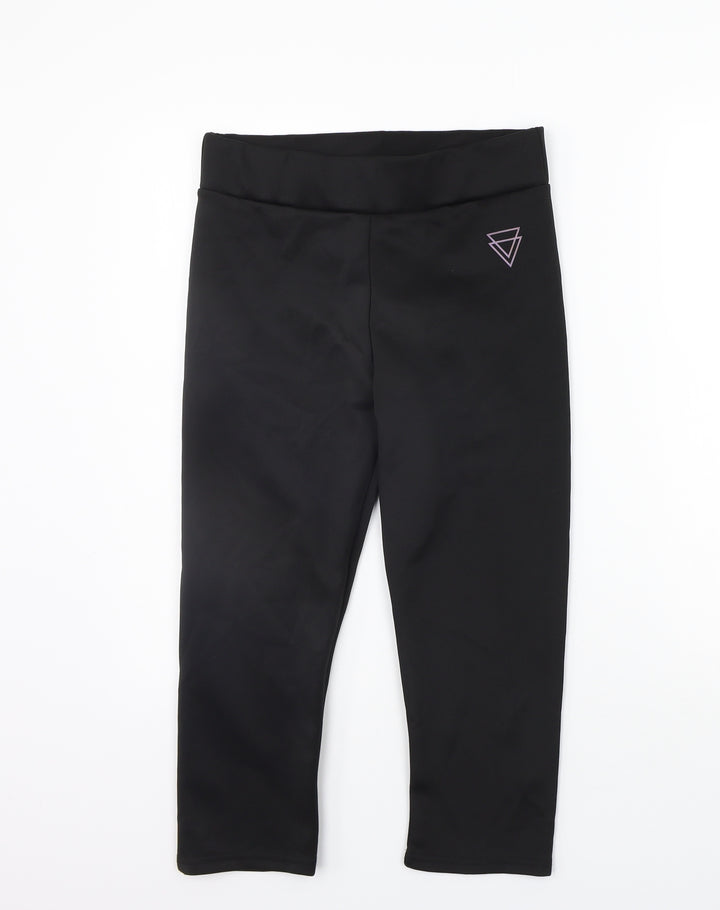 Boohoo Womens Black   Jogger Trousers Size 10 L20 in - Elastic Waist Band