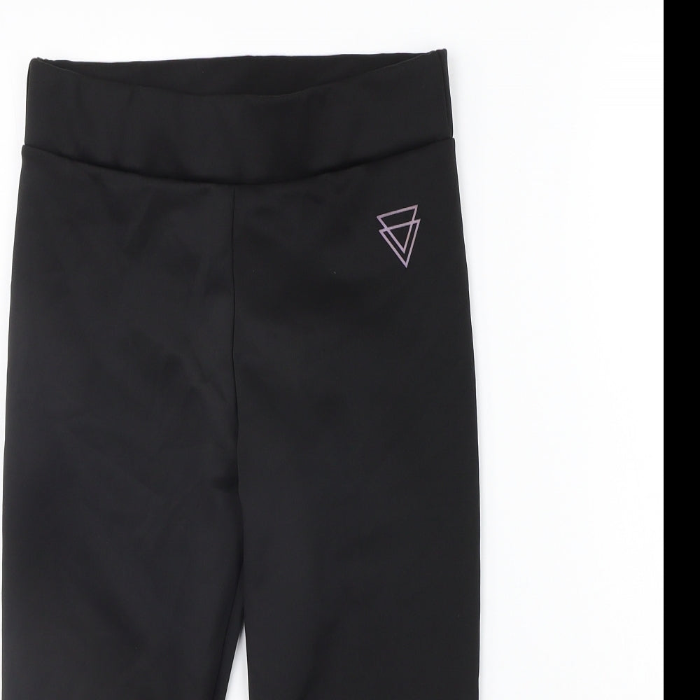 Boohoo Womens Black   Jogger Trousers Size 10 L20 in - Elastic Waist Band