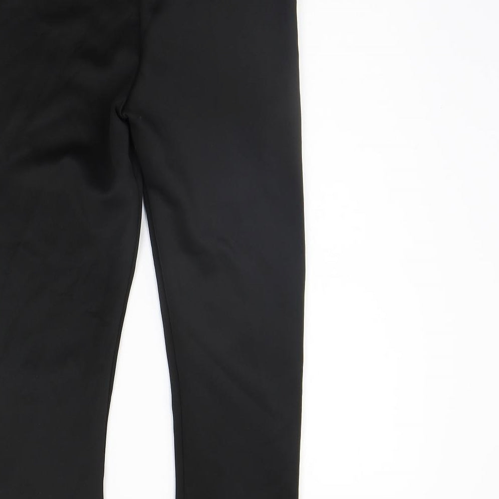 Boohoo Womens Black   Jogger Trousers Size 10 L20 in - Elastic Waist Band