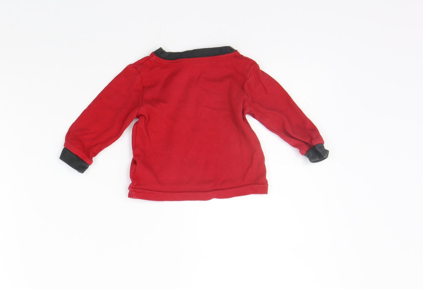 George Girls Red   Basic T-Shirt Size 3-6 Months
