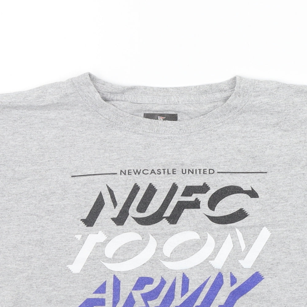 Newcastle United Boys Grey   Basic T-Shirt Size S