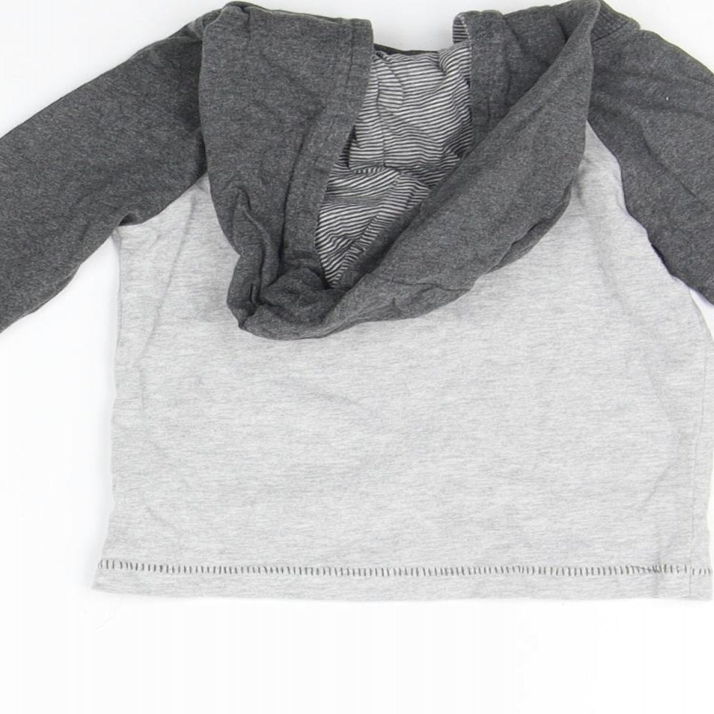 George Girls Grey   Pullover Jumper Size 3-6 Months  - Mickey