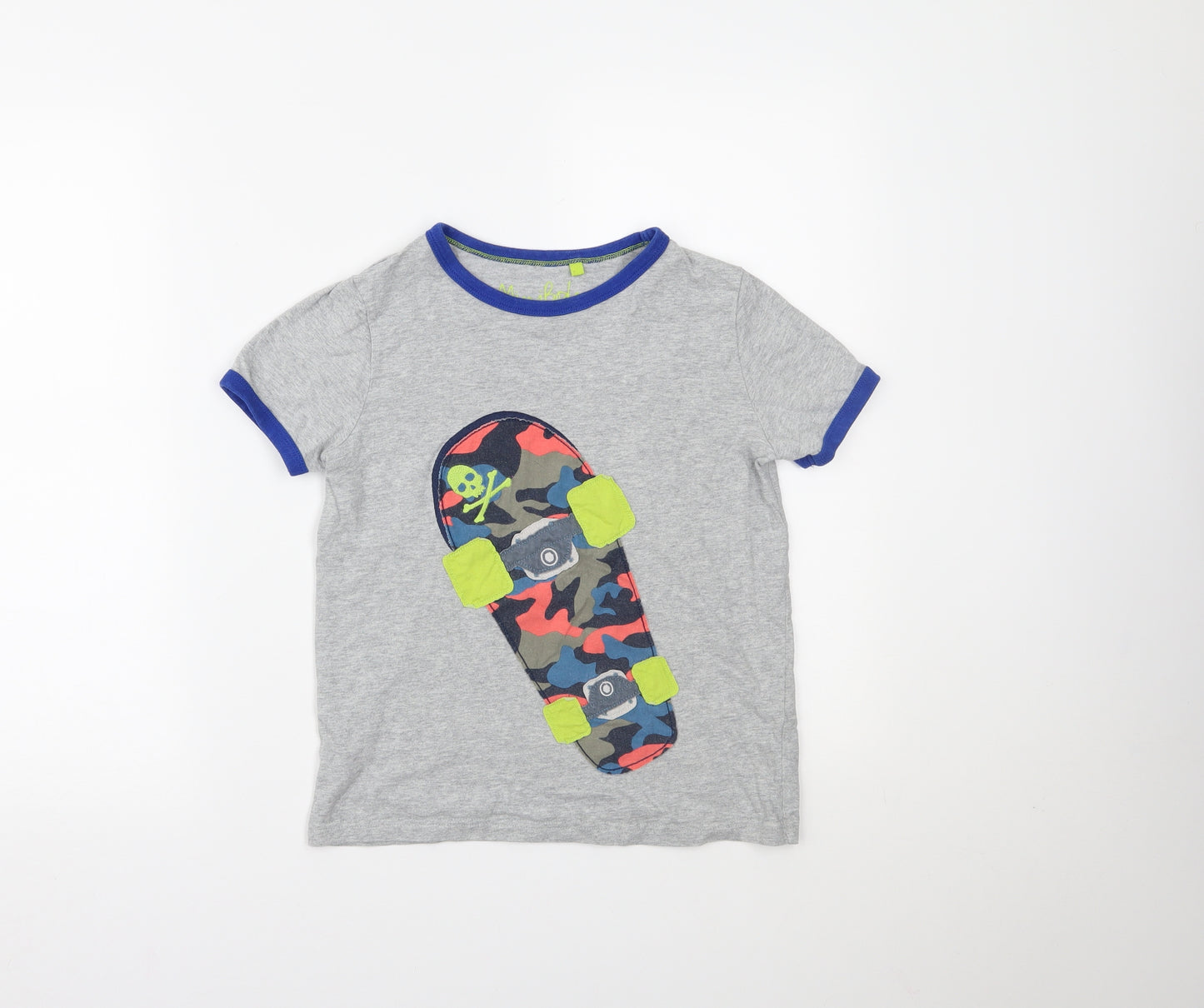 Mini Boden Boys Grey   Basic T-Shirt Size 9-10 Years
