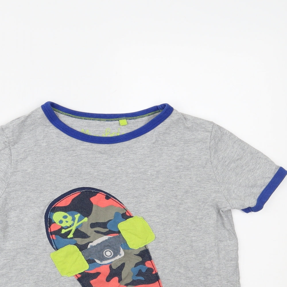Mini Boden Boys Grey   Basic T-Shirt Size 9-10 Years