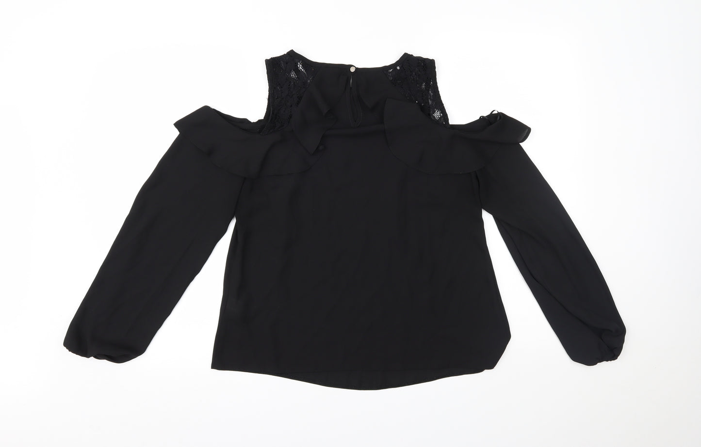 Lipsy Womens Black   Basic Blouse Size 10