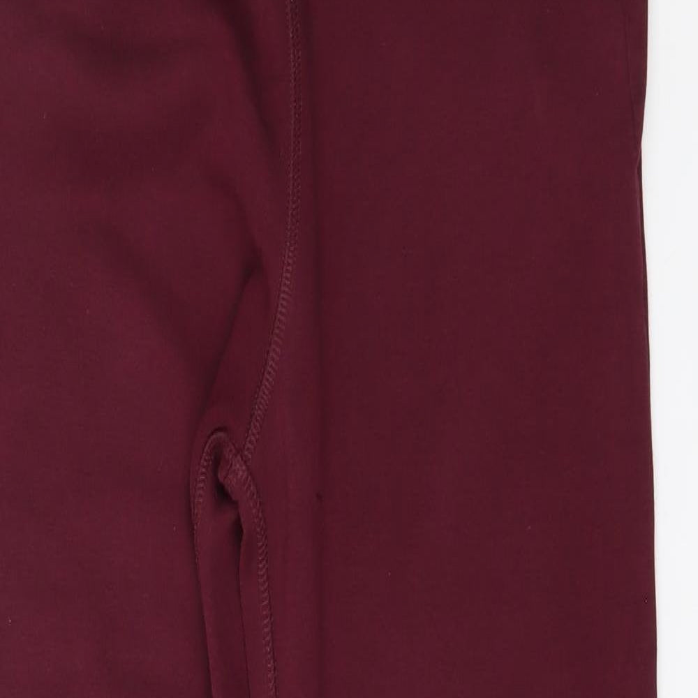 Marks and Spencer Boys Red   Jogger Trousers Size 13-14 Years