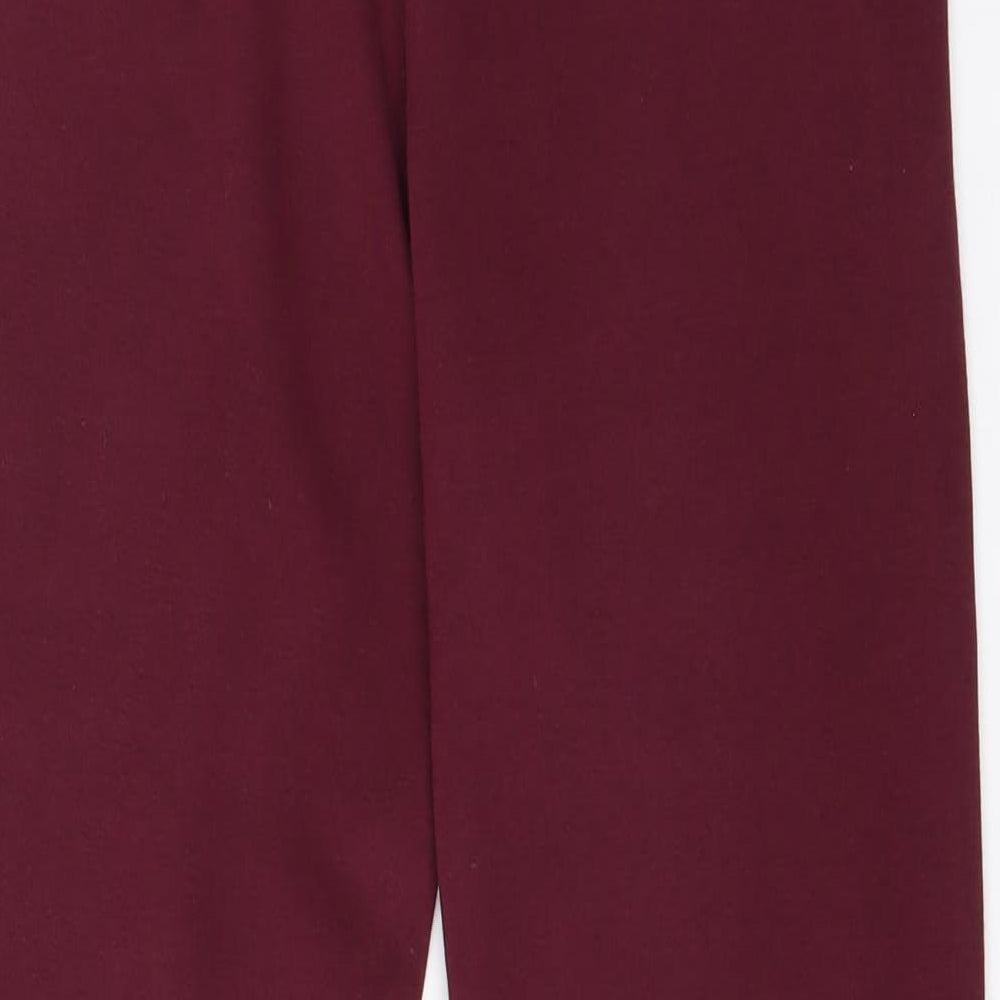 Marks and Spencer Boys Red   Jogger Trousers Size 13-14 Years