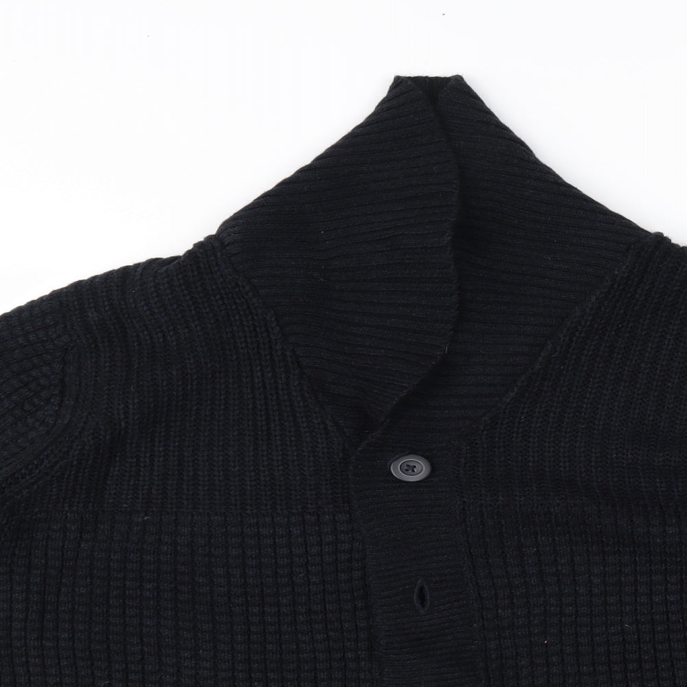 New Look Mens Blue   Cardigan Jumper Size L