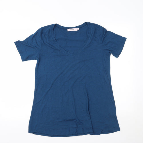 JustFab Womens Blue   Basic Polo Size S