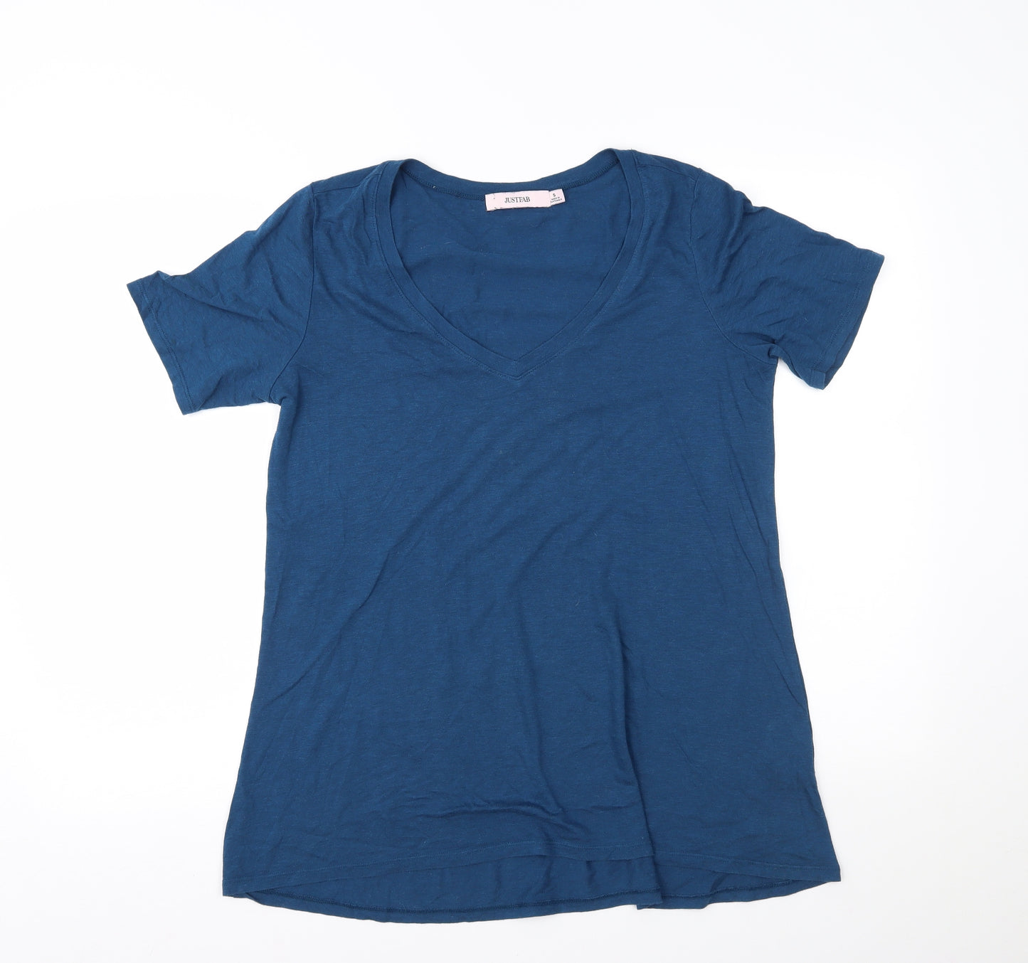JustFab Womens Blue   Basic Polo Size S