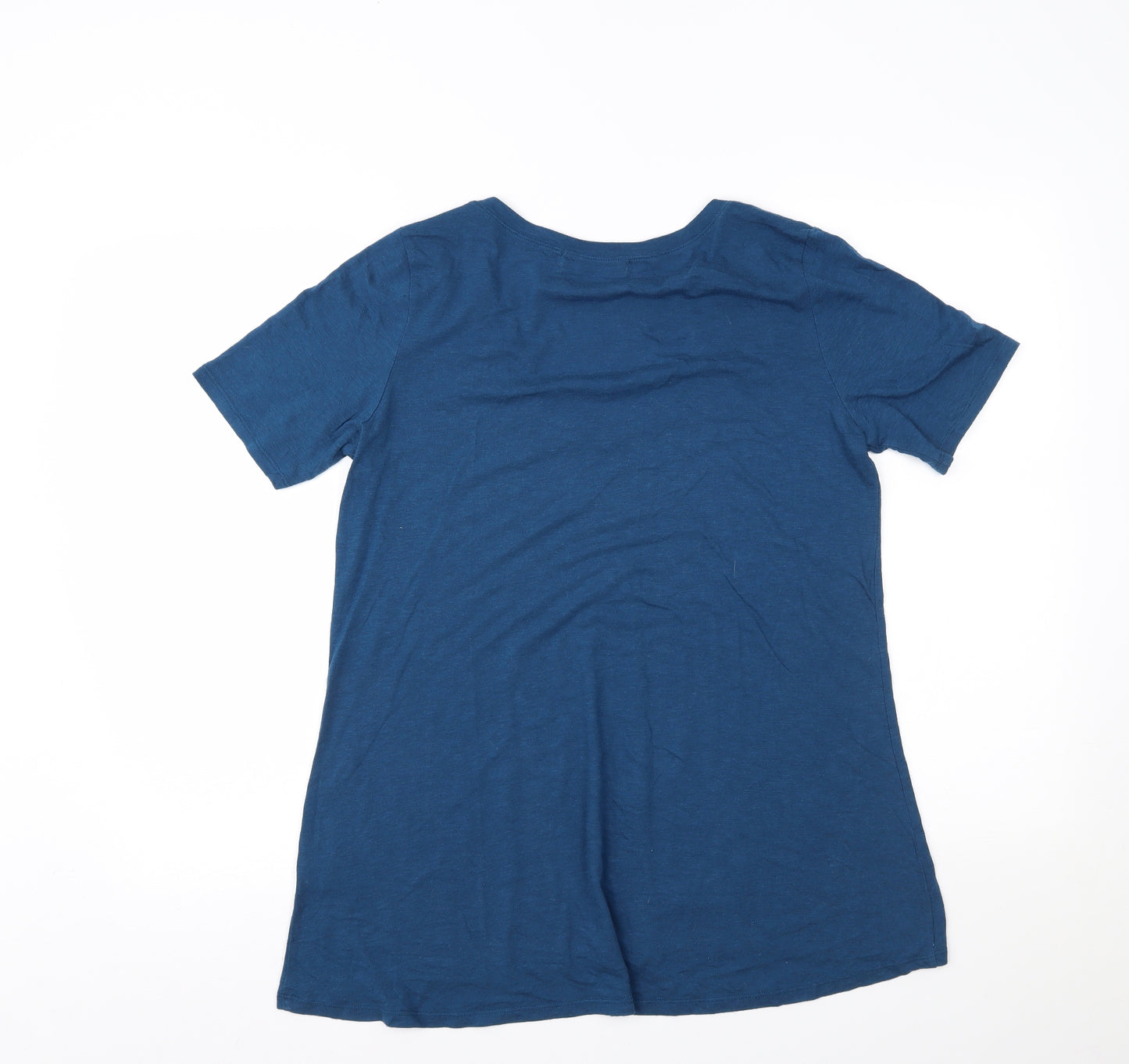 JustFab Womens Blue   Basic Polo Size S