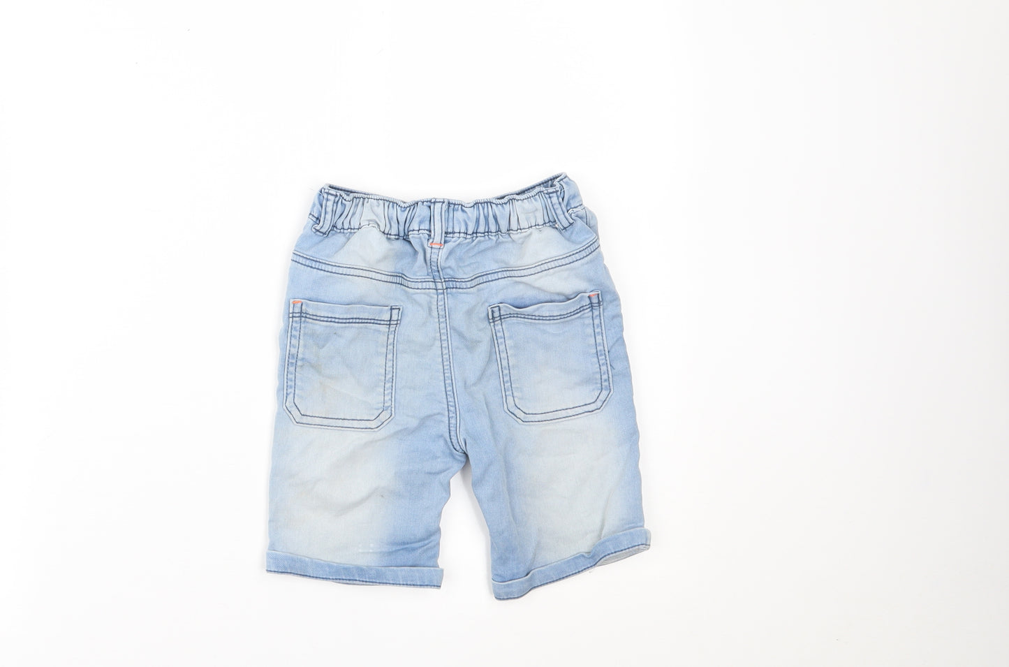 Nutmeg Boys Blue  Denim Chino Shorts Size 4-5 Years