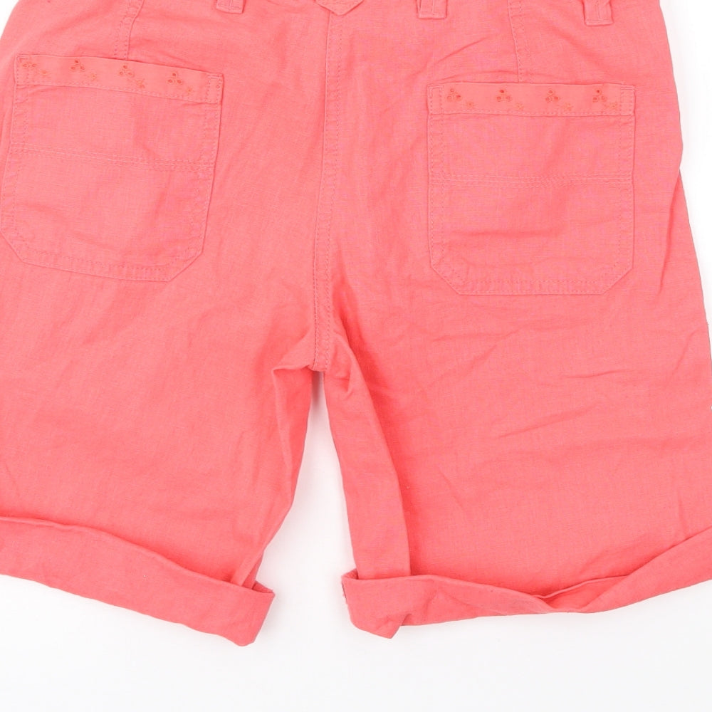 Papaya Womens Pink   Chino Shorts Size 8