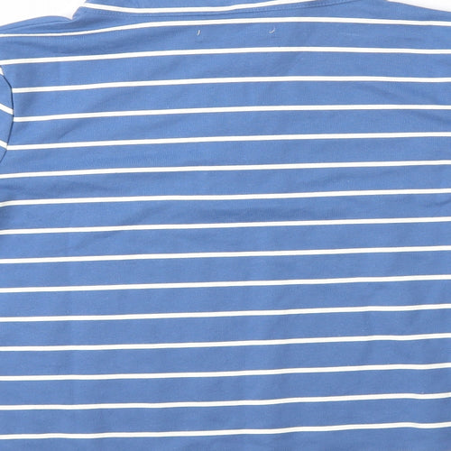 Tru Womens Blue Striped  Pullover Jumper Size S