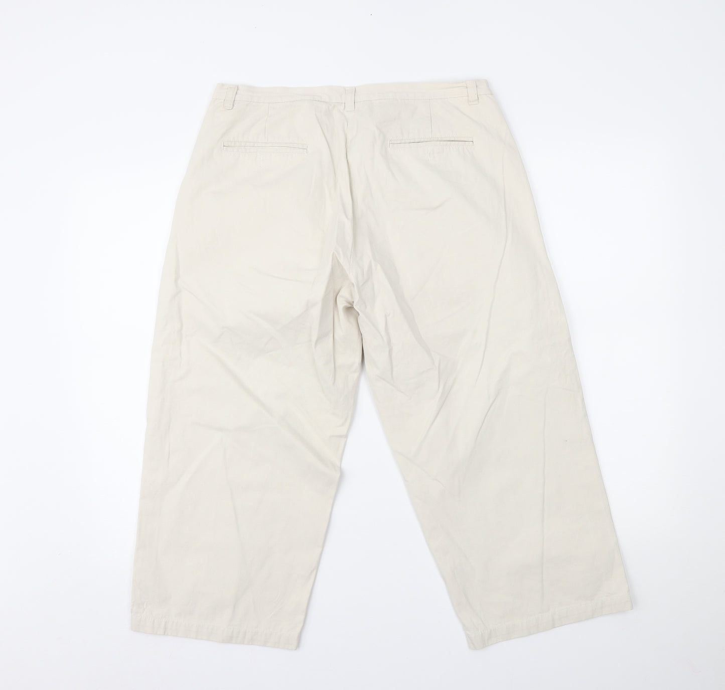 Originals Womens Beige   Cropped Trousers Size 14