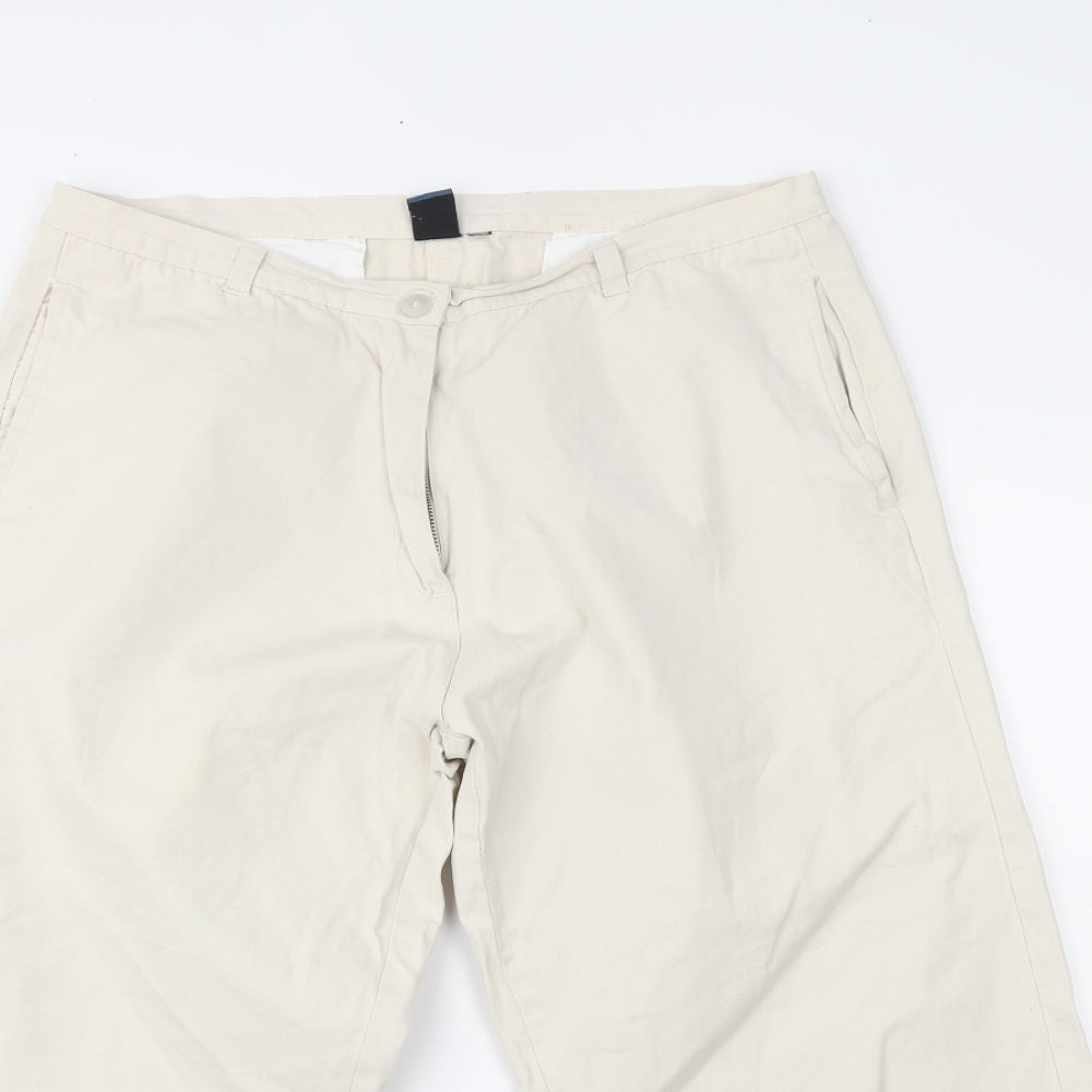 Originals Womens Beige   Cropped Trousers Size 14