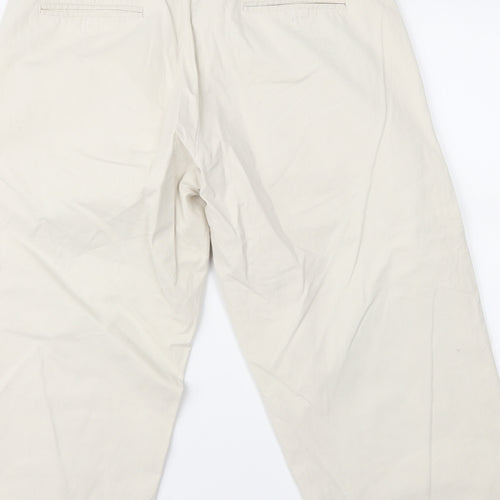 Originals Womens Beige   Cropped Trousers Size 14
