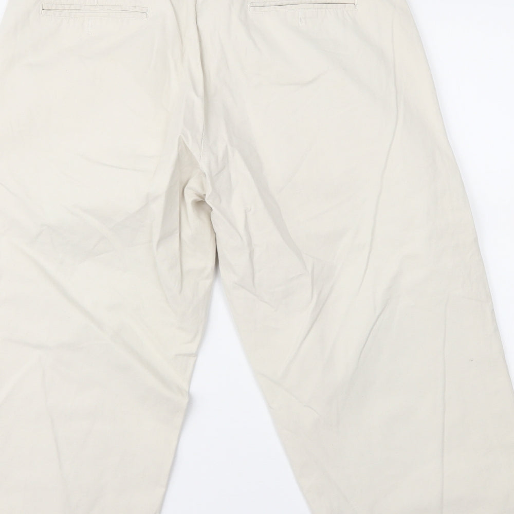 Originals Womens Beige   Cropped Trousers Size 14