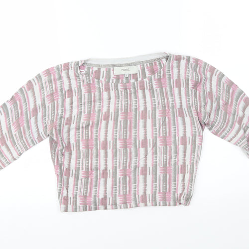 NEXT Womens Multicoloured   Cropped T-Shirt Size 8