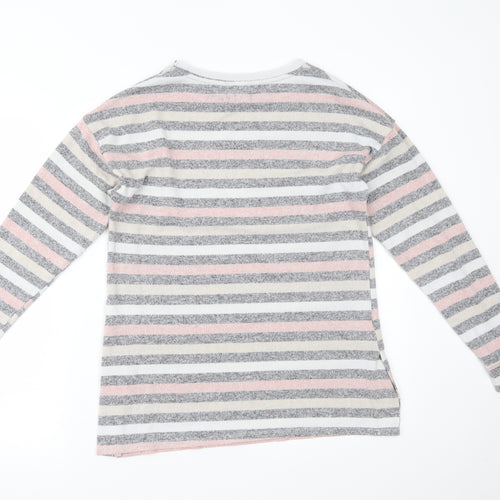 Peacocks Womens Multicoloured Striped  Pullover Jumper Size 8