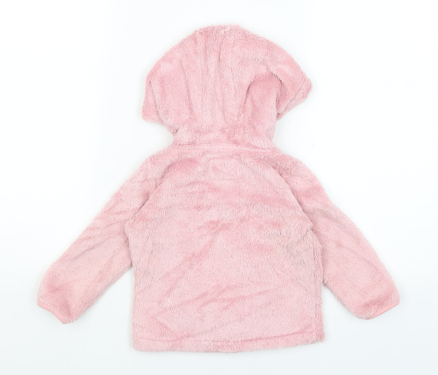 F&F Girls Pink   Full Zip Hoodie Size 2-3 Years