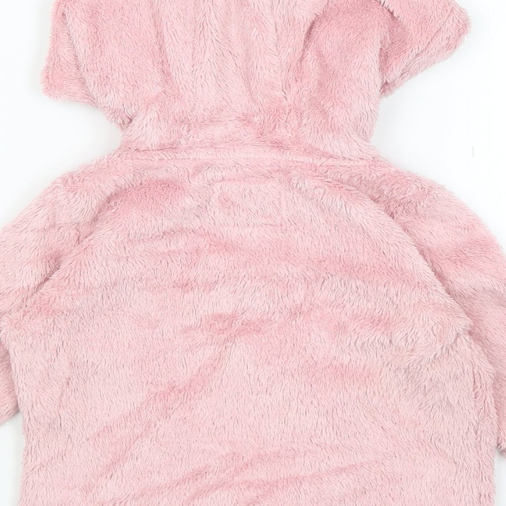F&F Girls Pink   Full Zip Hoodie Size 2-3 Years