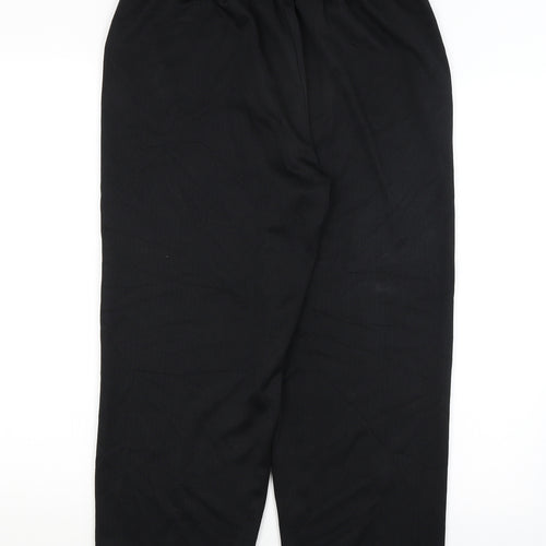 BM Collection Womens Black   Capri Trousers Size 12 L24 in
