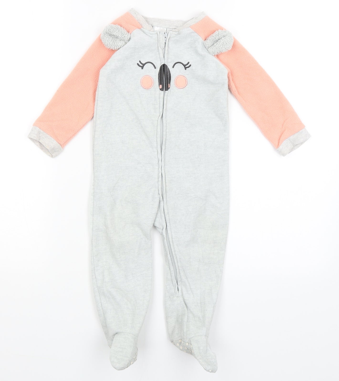 Kids & Co Baby Grey   Romper One-Piece Size 12-18 Months  - Koala