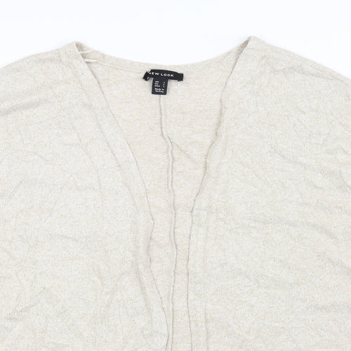 New Look Womens Beige   Wrap Jumper Size L