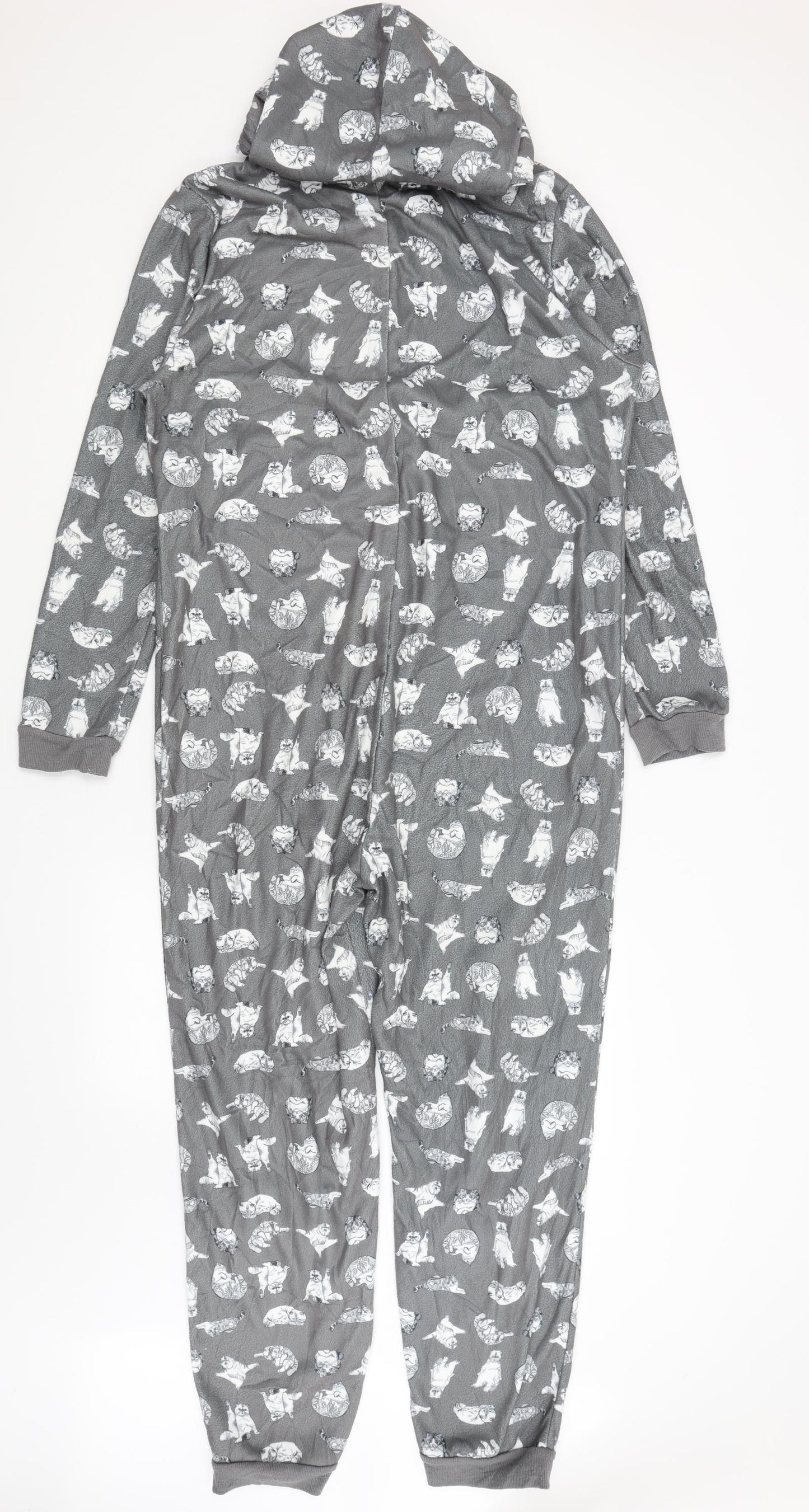 Taylor Swiff Womens Grey Solid  Cami One Piece Size XL  - Cats