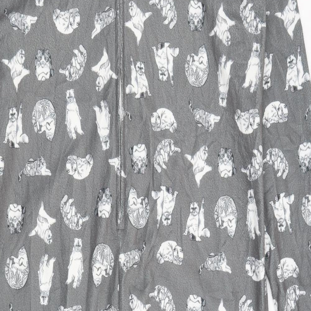 Taylor Swiff Womens Grey Solid  Cami One Piece Size XL  - Cats