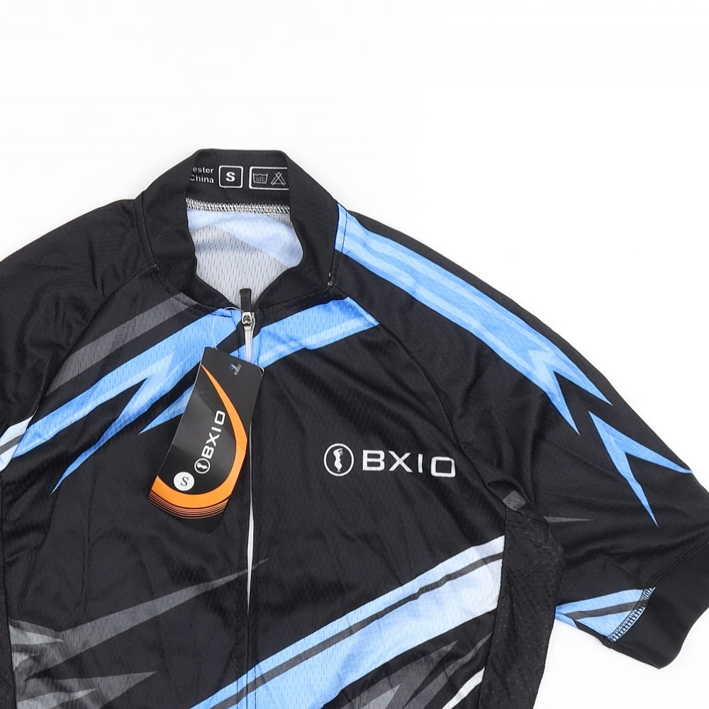 BXIO Mens Black   Basic T-Shirt Size S