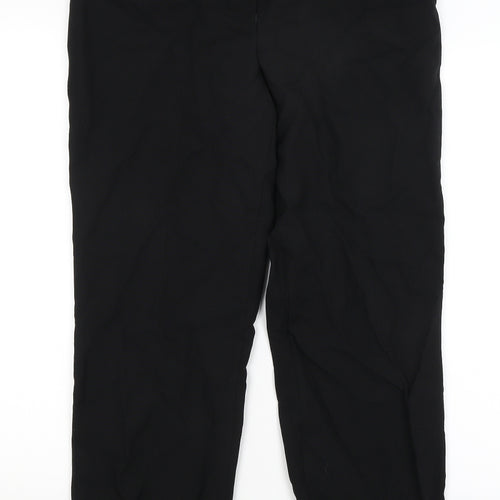 Club Class Womens Black   Dress Pants Trousers Size 12 L27 in