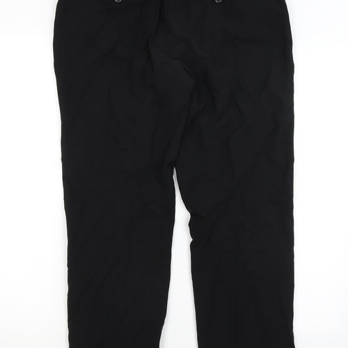 Club Class Womens Black   Dress Pants Trousers Size 12 L27 in